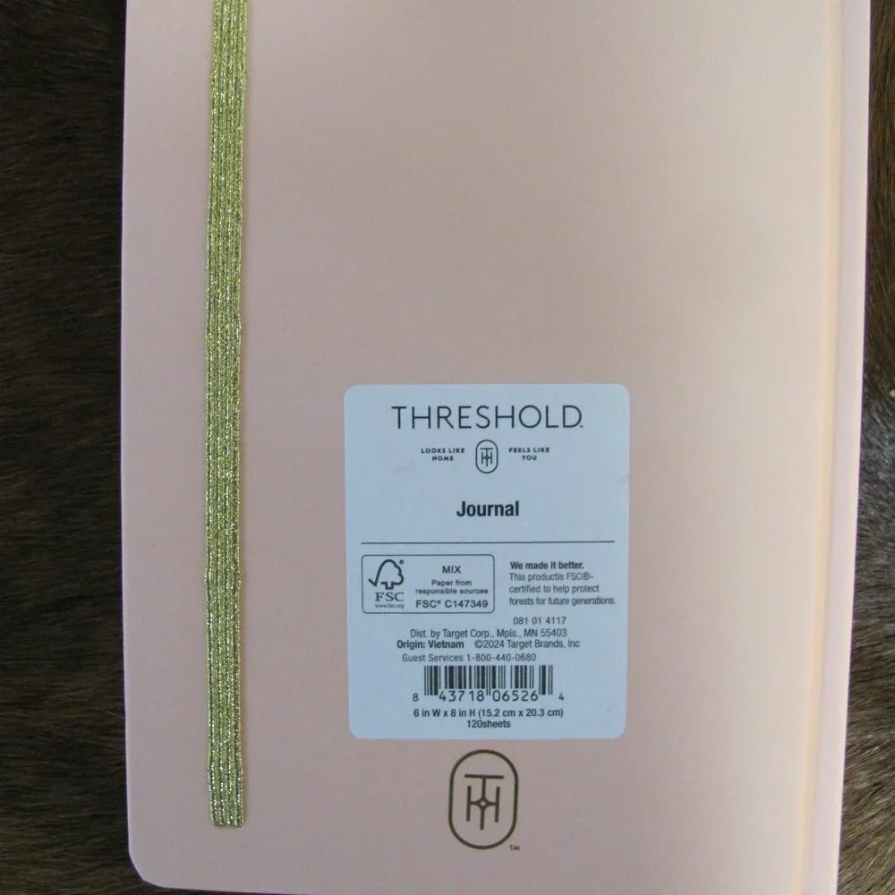 THRESHOLD STAY PAWSITIVE BLANK JOURNALS NWT threshold stay